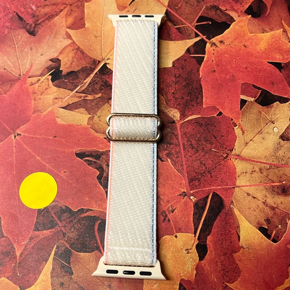 5for$10 38mm/41mm Apple Watchbands - Textured Cream - Apple Watch Accessories